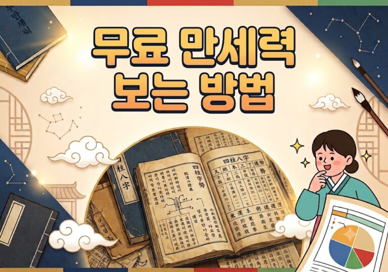 무료 만세력 보는 방법에 대한 글의 썸네일 이미지