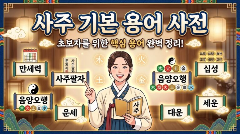 사주 기본 용어 사전 글에 대한 썸네일 이미지